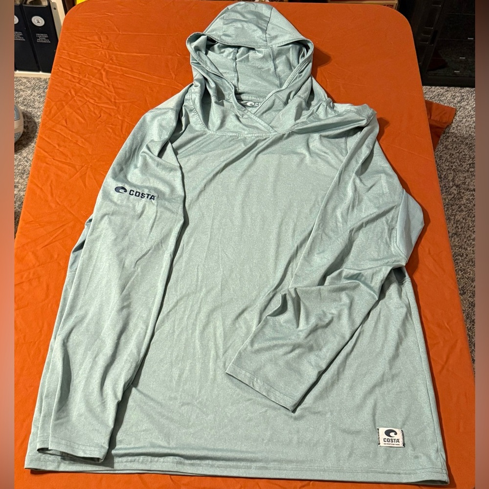 Costa Light Green SPF Swim Hoodie